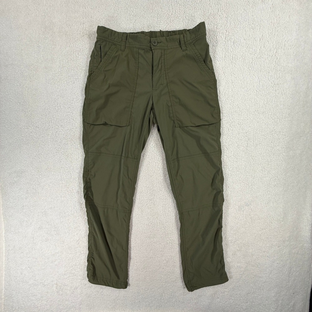 REI Hiking Pants 4 Petite Olive Green Lightweight Utility Pre-owned